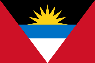 The flag of Antigua and Barbuda