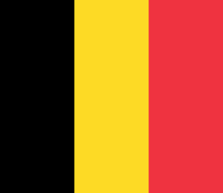 The flag of Kingdom of Belgium