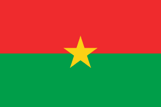 The flag of Burkina Faso