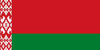 The flag of Republic of Belarus