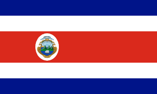 The flag of Republic of Costa Rica