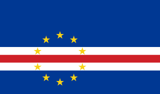 The flag of Republic of Cabo Verde