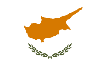 The flag of Republic of Cyprus