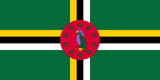 The flag of Commonwealth of Dominica