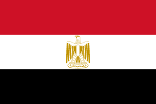 The flag of Arab Republic of Egypt