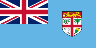 The flag of Republic of Fiji
