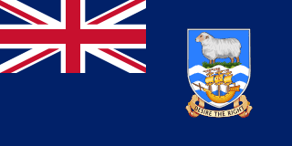 The flag of Falkland Islands