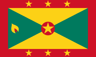 The flag of Grenada
