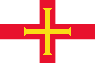 The flag of Bailiwick of Guernsey