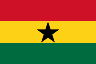 The flag of Republic of Ghana