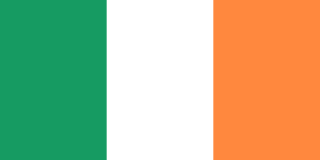 The flag of Republic of Ireland