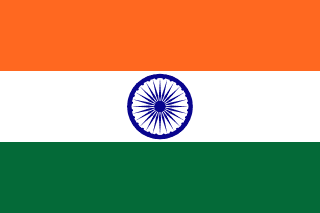 The flag of Republic of India