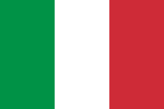 The flag of Italian Republic