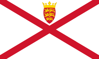 The flag of Bailiwick of Jersey