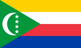 The flag of Union of the Comoros