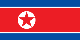 The flag of Democratic People's Republic of Korea