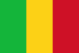 The flag of Republic of Mali