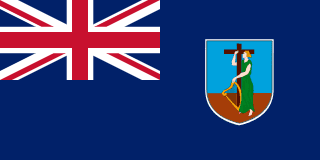 The flag of Montserrat