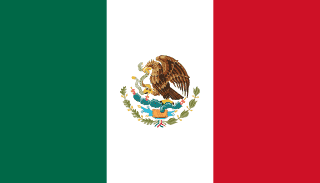 The flag of United Mexican States