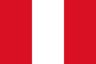The flag of Republic of Peru