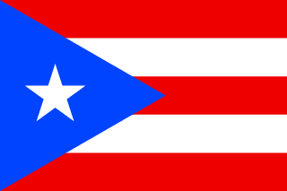 The flag of Commonwealth of Puerto Rico