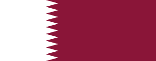 The flag of State of Qatar