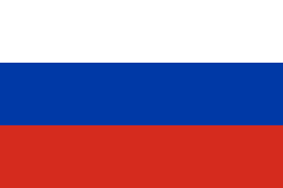 The flag of Russian Federation