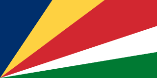 The flag of Republic of Seychelles