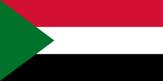 The flag of Republic of the Sudan