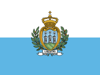 The flag of Republic of San Marino