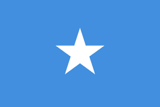 The flag of Federal Republic of Somalia