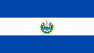 The flag of Republic of El Salvador