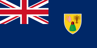 The flag of Turks and Caicos Islands