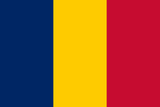 The flag of Republic of Chad