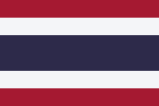 The flag of Kingdom of Thailand