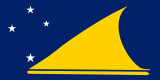The flag of Tokelau
