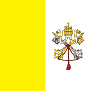 The flag of Vatican City State