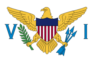 The flag of Virgin Islands of the United States