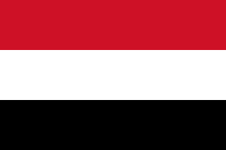 The flag of Republic of Yemen